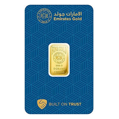 Emirates 5 Gram Gold Bar