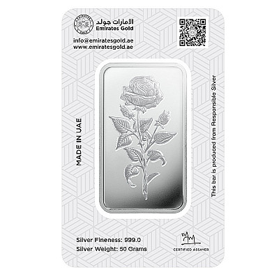 Emirates 50 Gram Silver Bar