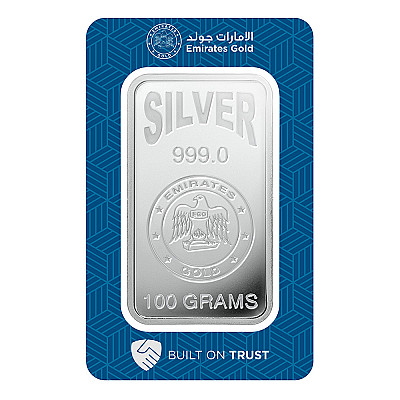 Emirates 100 Gram Silver Bar