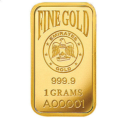 Emirates 1 Gram Gold Bar