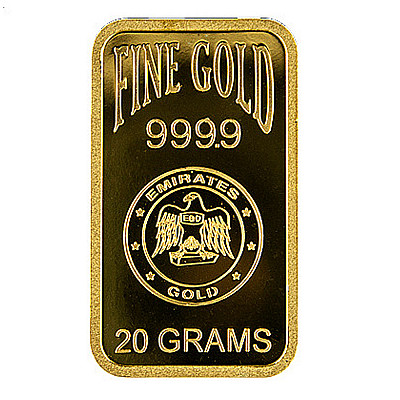 Emirates 20 Gram Gold Bar