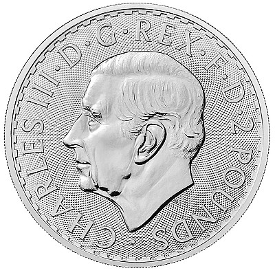 2023 1oz Royal Mint Britannia King Charles III Silver Coin