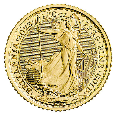 2023 1/10oz Britannia Gold Coin (King Charles III Portrait)