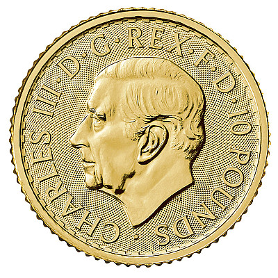 2023 1/10oz Britannia Gold Coin (King Charles III Portrait)