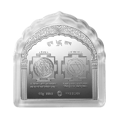 MMTC PAMP 100 Gram Silver Bar - Sukh Samridhi