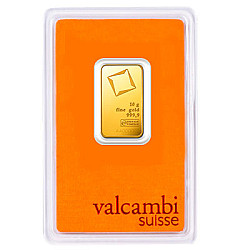 Valcambi Suisse 10 Gram Gold Bar