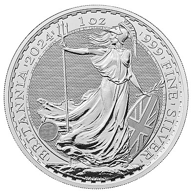 2024 1oz Royal Mint Britannia King Charles III Silver Coin