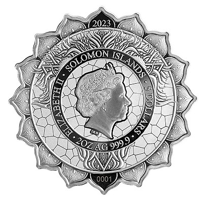 PAMP Lion of the 5th Chakra 2oz Silver Coin