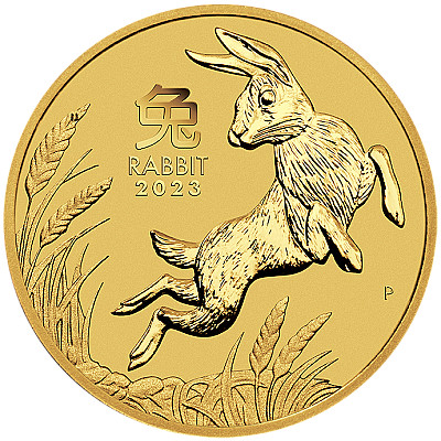 2023 10oz Australian Lunar III Rabbit Gold Coin
