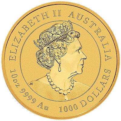 2023 10oz Australian Lunar III Rabbit Gold Coin