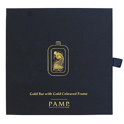 PAMP 10 Gram Fortuna Gold Bar with Frame
