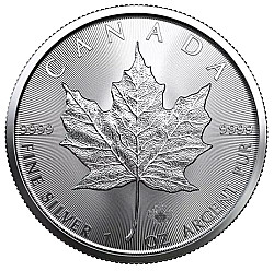 2019 1oz Canadian Maple Silver Coin