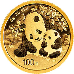 2024 8g Chinese Panda Gold Coin