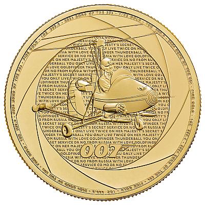 oz James Bond 1960s 'Little Nellie' Gold Coin | Royal Mint