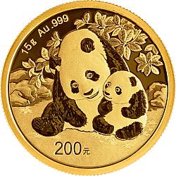 2024 15g Chinese Panda Gold Coin