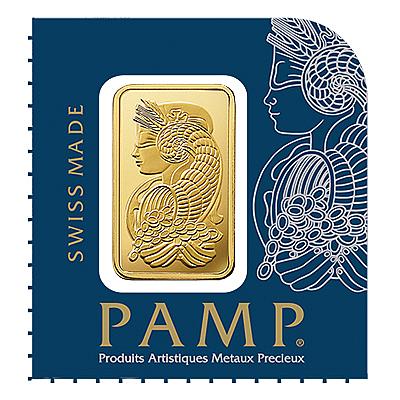 PAMP Fortuna 25 x 1 Gram Multigram Gold Bars