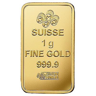 PAMP Fortuna 25 x 1 Gram Multigram Gold Bars