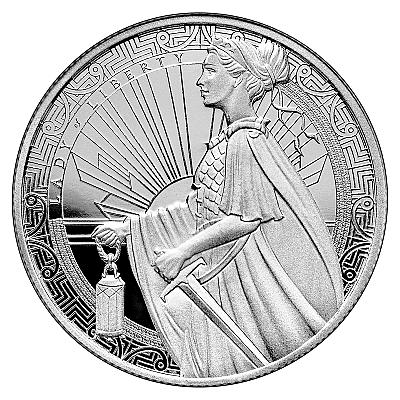 PAMP Lady Liberty 1oz Silver Round