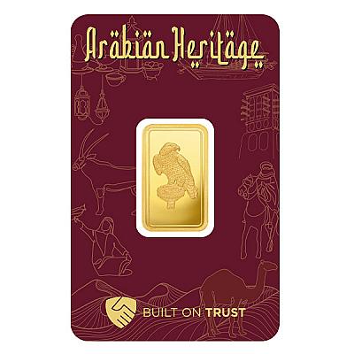 Emirates 10 Gram Falcon Gold Bar