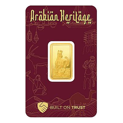 Emirates 10 Gram Arabian Horse Gold Bar