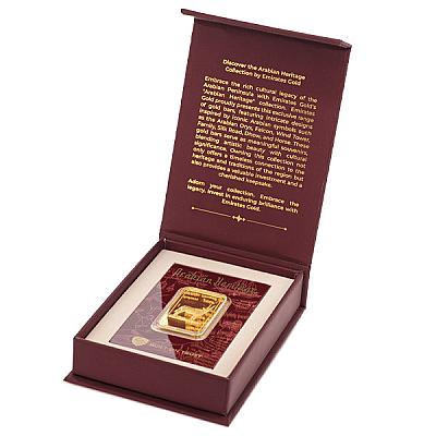 Emirates 10 Gram Arabian Horse Gold Bar