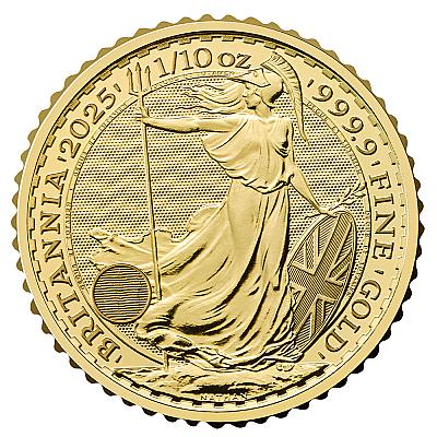 2025 1/10oz Britannia Gold Coin (King Charles III Portrait)