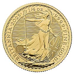 2025 1/4oz Britannia Gold Coin  (King Charles III Portrait)