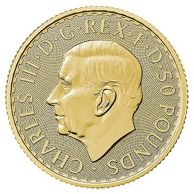 2025 1/2oz Britannia Gold Coin (King Charles III Portrait)