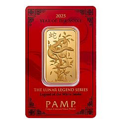 PAMP Lunar Year of The Snake 1 Ounce Gold Bar