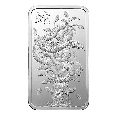 PAMP Lunar Year of The Snake 1 Ounce Silver Bar