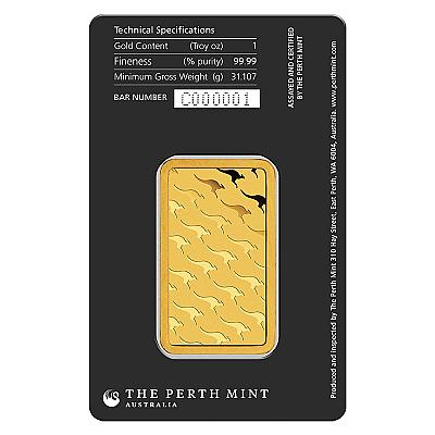 1oz Perth Mint Gold Bar