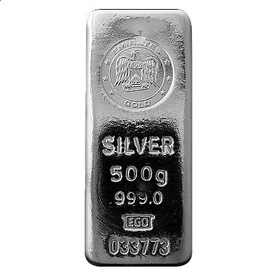 500 Gram Silver Bar Emirates Gold