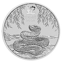 2025 5oz Australian Lunar III Snake Silver Coin